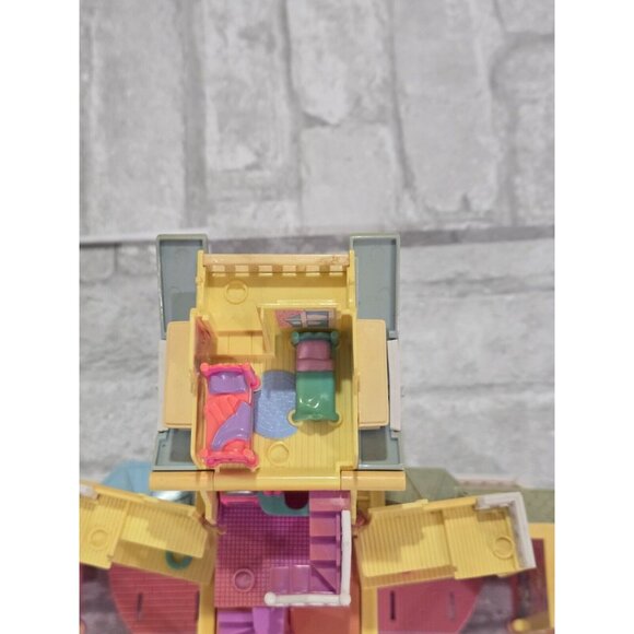 Vintage Polly Pocket Pop-Up Clubhouse Mansion Bluebird 1995 House Only‎ VIDEO - Picture 2 of 16